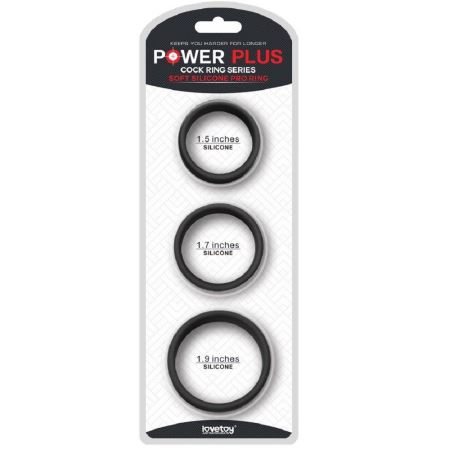 Lovetoy Power Plus Pro Penis Halkası 3 Lü LV443002