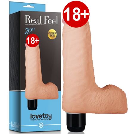 Lovetoy Real Feel Cyber Skin 18 cm Titreşimli Realistik Penis