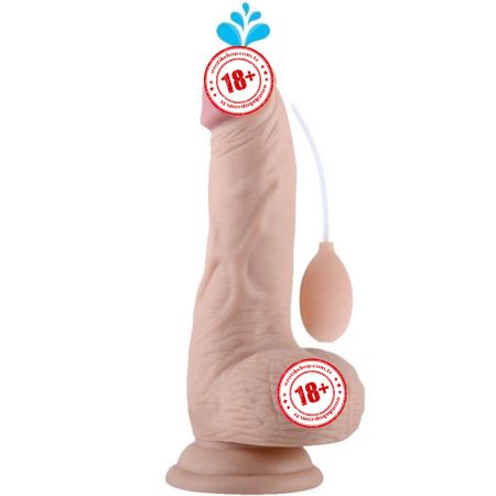 Lovetoy Soft Ejaculation Cock With Ball 20 cm Boşalabilir Orgazm Penis