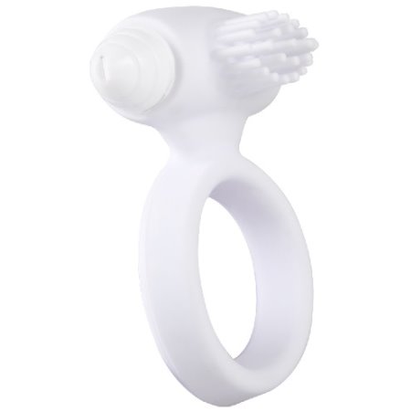 Luyue White Cock Ring Titreşimli Penis Halkası