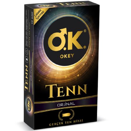 Okey Tenn Orjinal Prezervatif Gerçek Ten Hissi 10`lu Paket