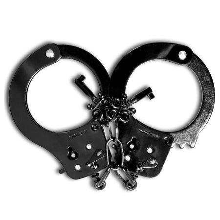 Pipedream Fetish Fantasy Series Black Handcuffs Metal Kelepçe