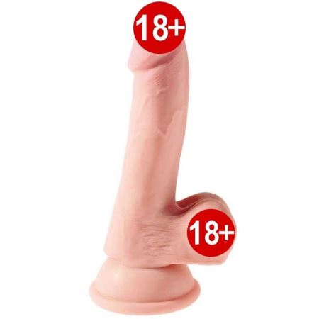 Pipedream King Cock Plus Serisi 17 cm 3D Yumuşak Amerikan Penis