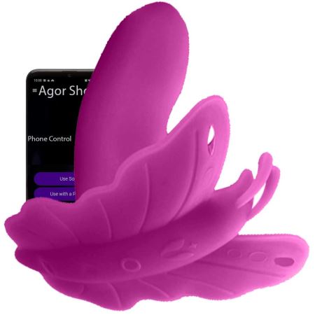 Realov Lydia 1 Purple Akıllı Telefon Kontrollü Giyilebilir Kelebek Vibratör