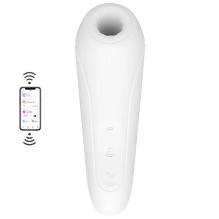 Satisfyer Curvy 1+ White Telefon Kontrollü Emiş Vibratör