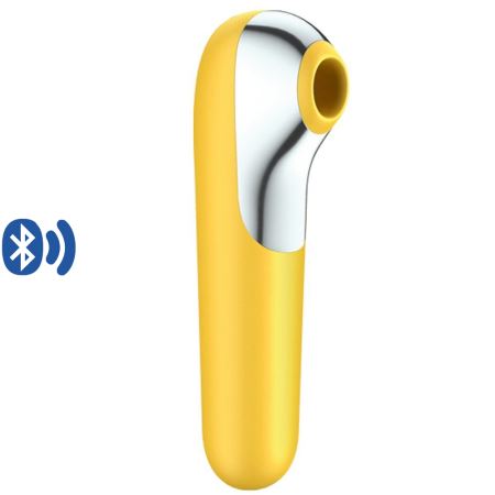 Satisfyer Dual Love Yellow Telefon Kontrollü Emiş Güçlü Vibratör