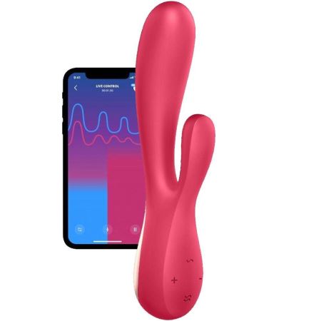 Satisfyer Mono Flex Red Berry G Stimülasyon Telefon Kontrol Rabbit Vibratör