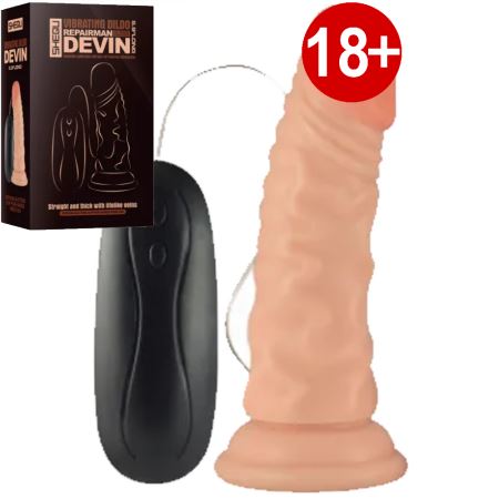 Shequ Devin 20 Mod Titreşimli Testissiz Realistik Penis
