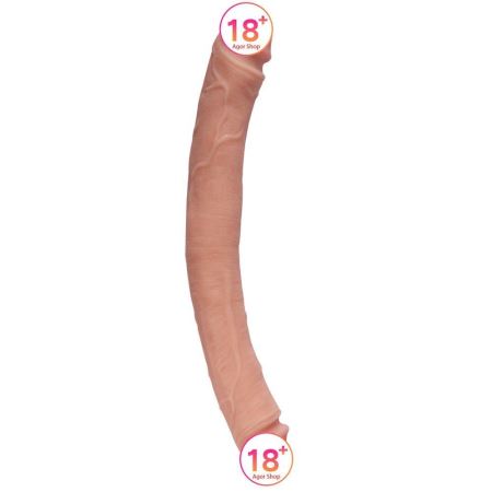 Shequ Grove 33 cm Flexible Yumuşak Doku Çift Taraflı Penis