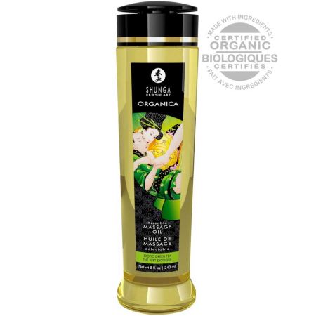 Shunga Erotic Art Organica Oil 240 Ml Green Tea