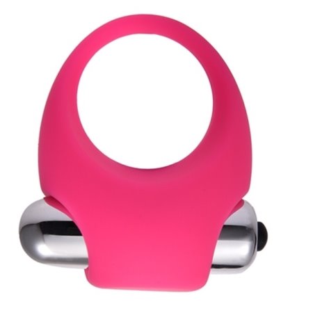 Silicone Multi Speed Pink Cock Ring Titreşimli Penis Halkası