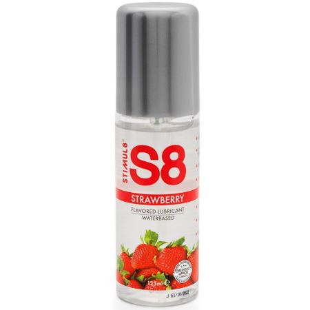 S8 Water Based Lubricant Gel Çilek Aromalı Kayganlaştırıcı 125 ml