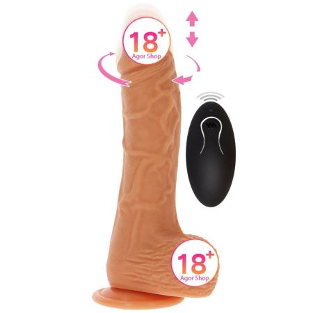 ToyJoy Get Real Naked Gerçek Doku İleri Geri ve Dönebilen Hareketli Penis 20 cm