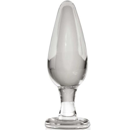 ToyJoy Star Sparkler Glass Dildo Natural Cam Anal Plug Penis