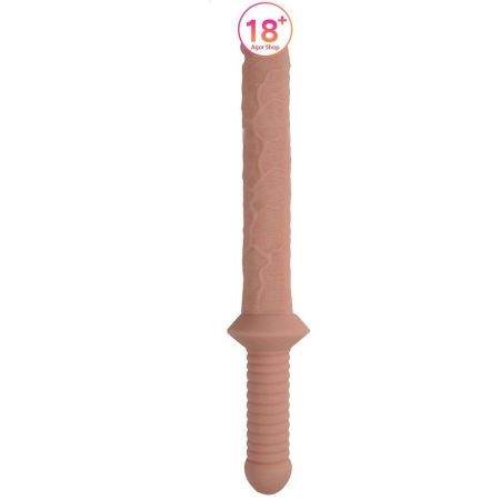 Xise Small Sword Penetre Yumuşak Doku Tutmalı Realistik Dildo 31.5 cm